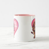 Tasse 2 Couleurs Lion Saint Valentin (Centre)