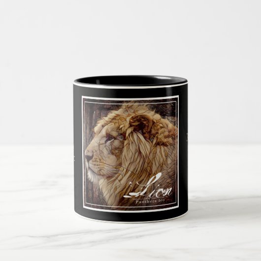 Tasse 2 Couleurs Lion [Two‐tone Mug] (Centre)