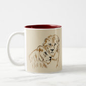 Tasse 2 Couleurs Lions (Gauche)