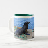 Tasse 2 Couleurs Lions de mer (Devant gauche)