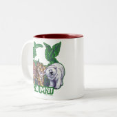 Tasse 2 Couleurs Lions Tiger Ours Oh Mon (Devant gauche)