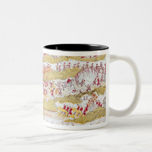Tasse 2 Couleurs Liou repoussant les Français chez Bach Ninh