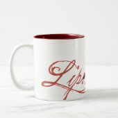Tasse 2 Couleurs Lipizzaner (Gauche)