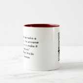 Tasse 2 Couleurs Lis, "une fois que vous prenez une décision, (Centre)