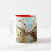 Tasse 2 Couleurs Lisbonne - Le vrai Portugal (Devant gauche)