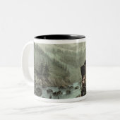 Tasse 2 Couleurs L'itinéraire vers la Californie (Devant gauche)