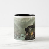 Tasse 2 Couleurs L'itinéraire vers la Californie (Centre)