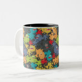 Tasse 2 Couleurs Little cute funny monsters (Devant gauche)