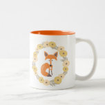 Tasse 2 Couleurs Little Fox<br><div class="desc">Image vectorielle adorable d'un renard.</div>