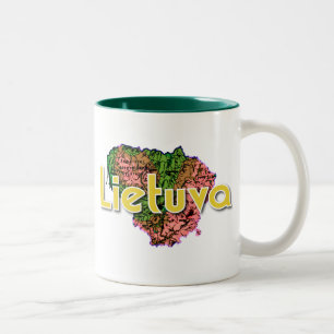Tasse 2 Couleurs Lituanie