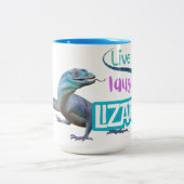 Tasse 2 Couleurs Live Laugh Lizard (Centre)