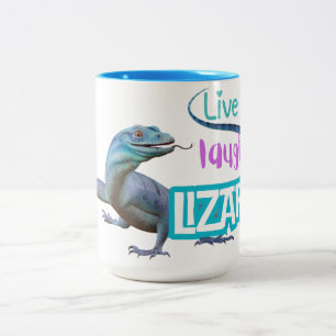 Tasse 2 Couleurs Live Laugh Lizard