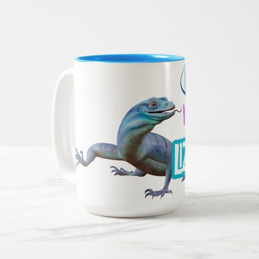 Tasse 2 Couleurs Live Laugh Lizard (Devant gauche)
