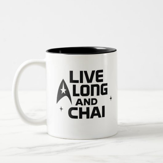 Tasse 2 Couleurs Live Long et Chai (Gauche)