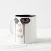 Tasse 2 Couleurs LiveLaughLament (Devant gauche)