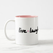 Tasse 2 Couleurs livelovelaughneigh (Gauche)
