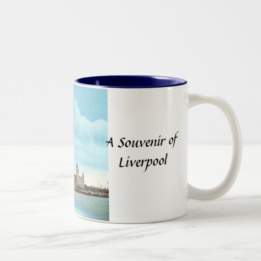 Tasse 2 Couleurs Liverpool Souvenir Musique (Droit)