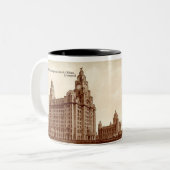 Tasse 2 Couleurs Liverpool Souvenir Musique (Devant gauche)