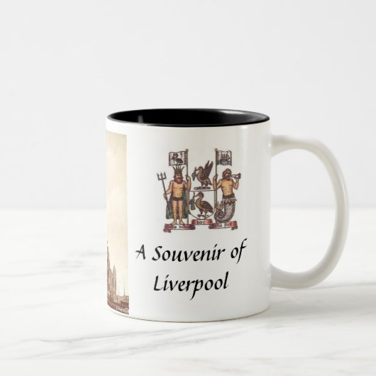 Tasse 2 Couleurs Liverpool Souvenir Musique (Droit)