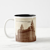 Tasse 2 Couleurs Liverpool Souvenir Musique (Gauche)