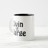 Tasse 2 Couleurs Livin it Barge (Devant gauche)