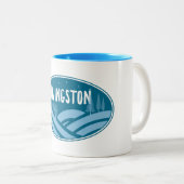 Tasse 2 Couleurs Livingston Montana Outdoors (Devant droit)