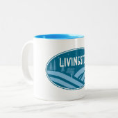 Tasse 2 Couleurs Livingston Montana Outdoors (Devant gauche)