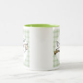 Tasse 2 Couleurs Livraison de bébé Stork (Centre)