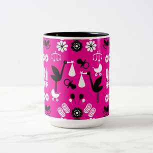 Tasse 2 Couleurs Livraison jumelle non sexiste Stalk
