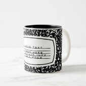 Tasse 2 Couleurs livre de composition (Devant droit)