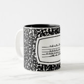 Tasse 2 Couleurs livre de composition (Devant gauche)
