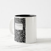 Tasse 2 Couleurs Livre de composition/Étudiant-Enseignant (Devant gauche)
