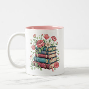 Tasse 2 Couleurs Livre de l'enseignant Lover Retour à Fleurs sauvag