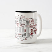 Tasse 2 Couleurs Livre perdu I de paradis (Devant droit)