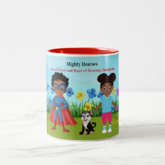 Tasse 2 Couleurs Livre pour enfants Mighty Hearoes