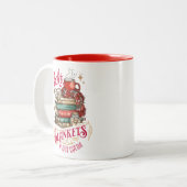 Tasse 2 Couleurs Livres Couvertures et Chocolat Chaud  (Devant gauche)