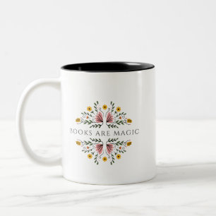 Tasse 2 Couleurs Livres sont Magie Bookish