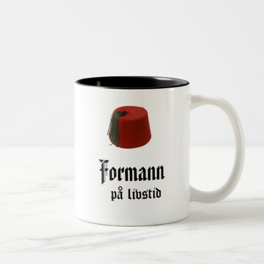 Tasse 2 Couleurs Livstid de på de Formann (Droit)
