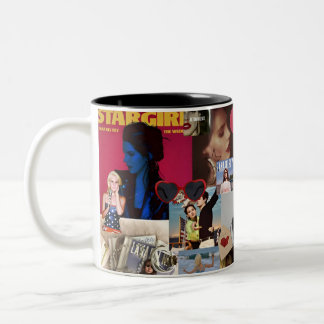 Tasse 2 Couleurs Lizzy Collage esthétique - Vintage Retro