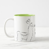Tasse 2 Couleurs Llama (Gauche)