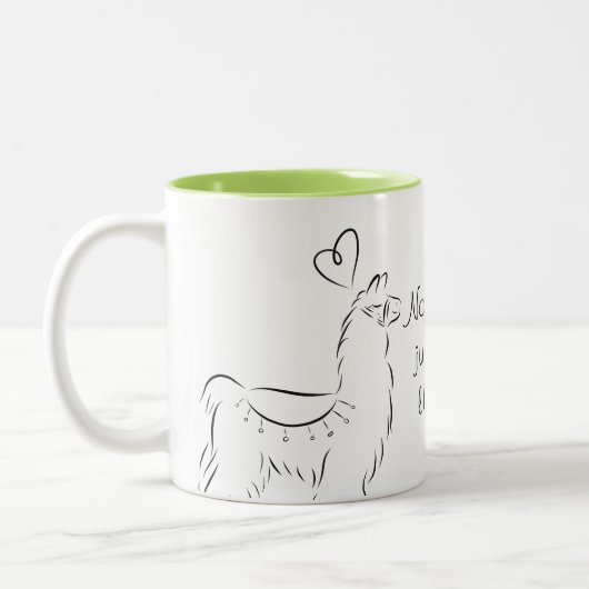 Tasse 2 Couleurs Llama (Gauche)