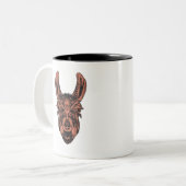 Tasse 2 Couleurs Llama (Devant gauche)