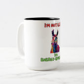 Tasse 2 Couleurs Llama (Devant gauche)