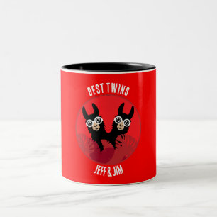 Tasse 2 Couleurs Llama Alpaca Twin Boys