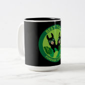 Tasse 2 Couleurs Llama Alpaca Twins (Devant gauche)