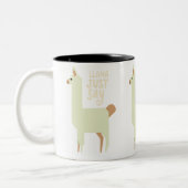 Tasse 2 Couleurs Llama dit (Gauche)