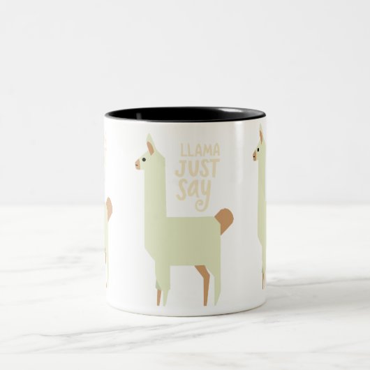Tasse 2 Couleurs Llama dit (Centre)