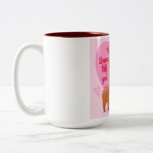 Tasse 2 Couleurs Llama Dites-vous (Gauche)