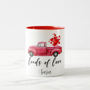 Tasse 2 Couleurs Loads of love - Valentine's Day Cute Girl Friend