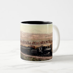 Tasse 2 Couleurs Locomotive vintage Denver Colorado